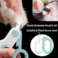 Coupe-ongles professionnel pour animaux de compagnie lumière LED coupe-ongles pour animaux de compagnie griffe ciseaux de toilettage pour petits chiens chats ciseaux accessoires pour chiens