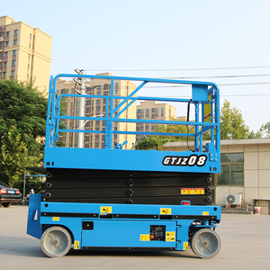 중국 제작 1 톤 가위 리프트 트레일러 전기 가위 리프트 수동 가위 비활성화 리프트 - Product Image 6