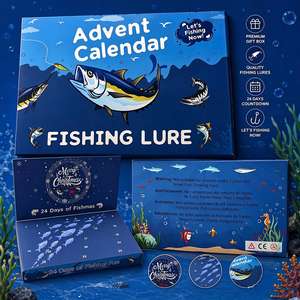 <span class=keywords><strong>Calendrier</strong></span> de l'Avent de Noël : Boîte Mystère de Pêche – Compte à Rebours de Noël pour les Pêcheurs Adultes, Hommes et Adolescents - Product Image 5