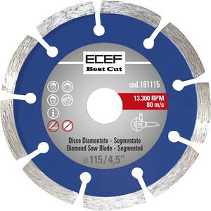 Disque diamanté en céramique «UNIVERSAL» de qualité industrielle de 115 mm Largeur de lame 1/2in pour utilisation sèche et humide Nitrure DIY OEM Personnalisable - Product Image 2