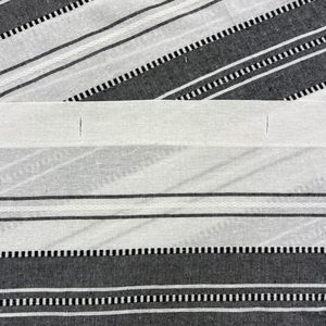 <span class=keywords><strong>Rideau</strong></span> <span class=keywords><strong>de</strong></span> <span class=keywords><strong>douche</strong></span> en tissu mélangé coton-lin à rayures noires <span class=keywords><strong>et</strong></span> blanches nautiques <span class=keywords><strong>Rideau</strong></span> <span class=keywords><strong>de</strong></span> <span class=keywords><strong>douche</strong></span> <span class=keywords><strong>de</strong></span> luxe en tissu doux - Product Image 6