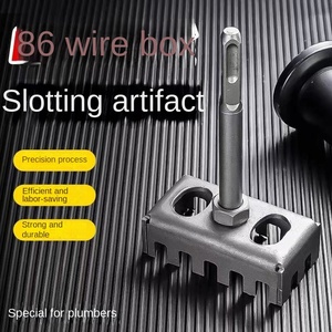 <span class=keywords><strong>Marteau</strong></span> d'électricien résistant à l'usure 86 fils, poignée carrée, ouvre-<span class=keywords><strong>trou</strong></span> rapide pour boîte, perceuse à trous carrés, outil <span class=keywords><strong>de</strong></span> perçage - Product Image 5