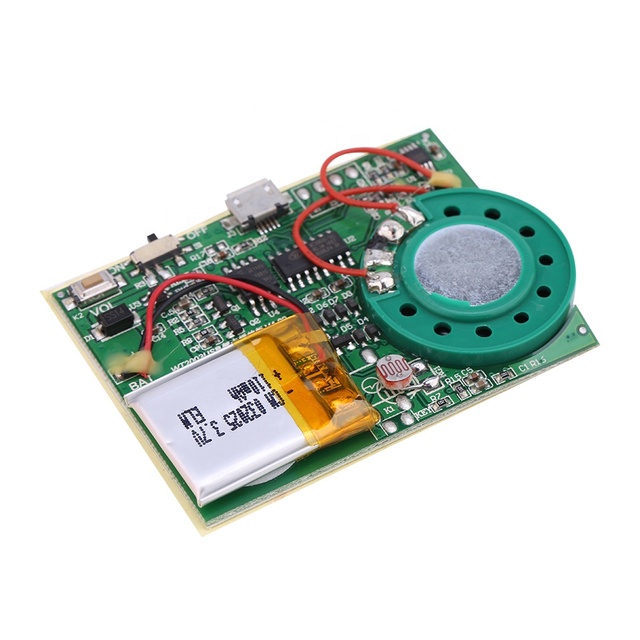 Light Sensor Sound Module for Gift Packaging - Customizable Audio for Birthday, Wedding, and Event Gifts
