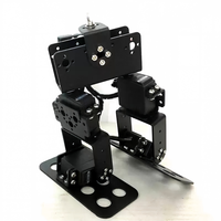 Kit structurel entièrement métallique 4-DOF V004 pour robot bipède de marche rapide, avec pieds croisés étroits, pour DIY robotique