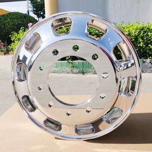 22.5X8.25 トラック・バス専用鍛造アルミ合金ホイール 特殊エアホール カスタマイズ表面研磨 10穴 - Product Image 2