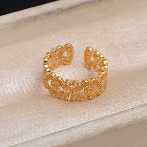 Anillo Hueco de Plata S925 Marca Wenchi, Accesorios DIY para Joyería de Perlas, Versión Ancha 8-10, Perlas Sueltas, Modelo 16599 - Product Image 4