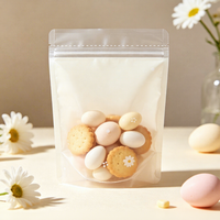 Sachet Doypack Personnalisé de Qualité Alimentaire avec Fermeture Éclair, Motif Pâques Adorable, pour Bonbons et Chocolats
