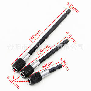 Tige d'extension pour clé hexagonale 60 100 150 mm, magnétique, à dégagement rapide, pour perceuse-visseuse - Product Image 3