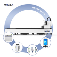 Machine de découpe laser à fibre abordable MK-3015SE 3000x1500mm, découpeuse laser CNC pour plaques métalliques 1500W