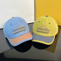 Casquette de baseball respirante pour homme et femme, broderie montagne, protection solaire, style coréen, streetwear, réglable