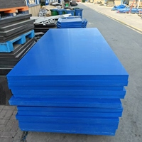 La nouvelle feuille UHMWPE bleue personnalisée populaire offre des graphiques de traitement de forme personnalisés par service découpable