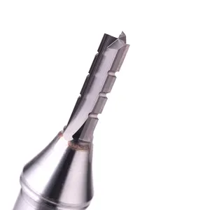 High Quality CNC End Mill Straight Cutter Double Flute Straight Router Bit Shaving Drill For Wood Woodworking