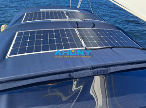 150W Lightweight Bendable <strong>Flexible</strong> <strong>Solar</strong> <strong>Panel</strong> for Marine Sailboat Yacht Bimini Lifeboat Travel Passenger Ship <strong>Solar</strong> <strong>System</strong> - Product Image 2