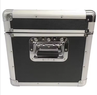 Étui rigide en aluminium de haute qualité pour 200 disques vinyles 7'' avec accessoires premium, sacs et étuis durables pour CD