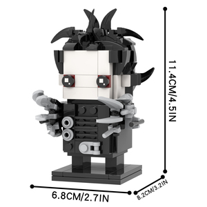 MOC7479 194 pièces Edward <span class=keywords><strong>Scissorhands</strong></span> Cadeaux Collection de puzzles Briques de construction DIY Jouets éducatifs Anime Enfants - Product Image 2