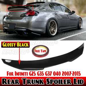 สปอยเลอร์หลังคาท้ายรถยนต์แบบ 2/4 ประตู สำหรับ Infiniti G25 G35 G37 Q40 Sedan ปี 2007-2015 ปีกสปอยเลอร์หลังคาท้ายรถยนต์ - Product Image 1