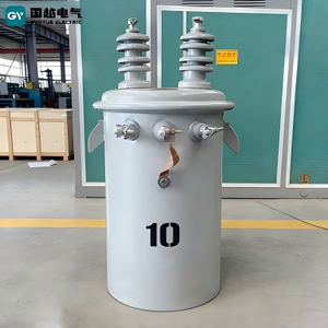 Transformateur immergé dans l'huile monophasé 100KVA 125 KVA 10KV 20KV 22KV 35KV 400V pour la distribution d'énergie - Product Image 1
