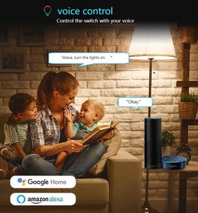 Tysh nhà thông minh Điện Dải phổ <span class=keywords><strong>Wifi</strong></span> mở rộng ổ cắm với 16A Đánh giá hiện tại 5m Kim Loại cáp Anh/EU/chúng tôi tương thích - Product Image 4