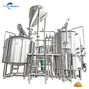 Système de brasserie automatique 2000L, équipement clé en main pour microbrasserie, fabrication de bière artisanale - Product Image 1