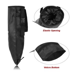 Bolsa de basura colgante para coche, almacenamiento plegable impermeable de 13x20cm para accesorios interiores de coche - Product Image 4