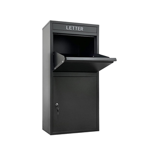 Mail Parcel Drop <strong>Box</strong> With <strong>Lockable</strong> <strong>Storage</strong> Compartment Weatherproof Extra Large Steel Package Delivery <strong>Box</strong> - Product Image 6
