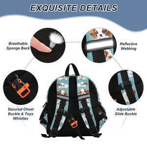 Low MOQ 5PCS 2025 New Custom Cute Cartoon Dog <b>Toddler</b> <b>Backpack</b> Preschool Kindergarten Bookbag Travel Daycare Bag for Boys Kids - Product Image 3