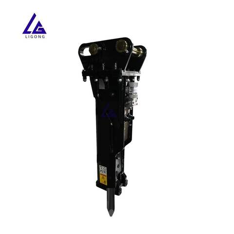 Excavator Auto Grease Breaker Heavy Duty Rock Hammer Adjustable Distance Bracket Factory Supply