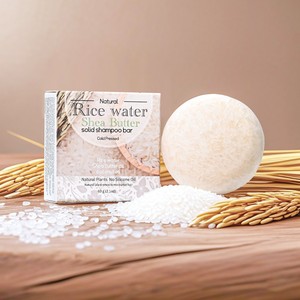 Champú Sólido Artesanal a Base <span class=keywords><strong>de</strong></span> Arroz, Portátil, Hidratante y Suavizante para el Cabello, Jabón Sólido con Aroma a Agua y Arroz para el Cuidado Corporal - Product Image 4