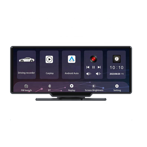 2025 nouveau double BT stéréo Android Auto autoradio 9.3 pouces sans fil CarPlay pour système Audio lecteur MP5 - Product Image 2