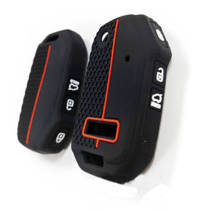 Silicone voiture porte-clés étui support télécommande Protection couverture pour <span class=keywords><strong>2022</strong></span> 2023 pour Sonet Soul Telluride Sorento pour KIA - Product Image 4