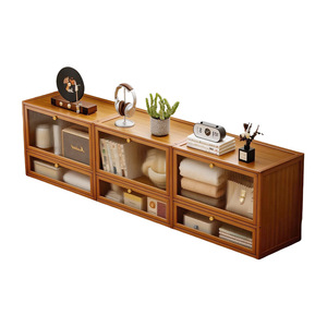 Estante para guardar refrigerios, cesta de almacenamiento de varios niveles para piso, cesta de almacenamiento debajo de la mesa para libros de la sala de estar y ropa sucia. - Product Image 5