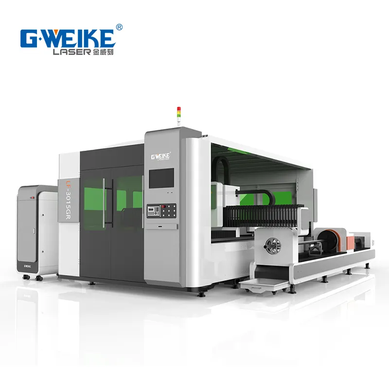 G. Weike Laser Metalen Plaat En Buis Fiber Laser Cutter Machine