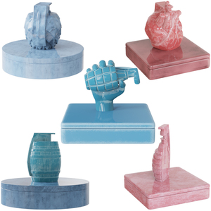 Brûleur d'encens en céramique de forme <span class=keywords><strong>grenade</strong></span>, peint à la main, design créatif personnalisé, différentes couleurs, directement du fabricant - Product Image 2