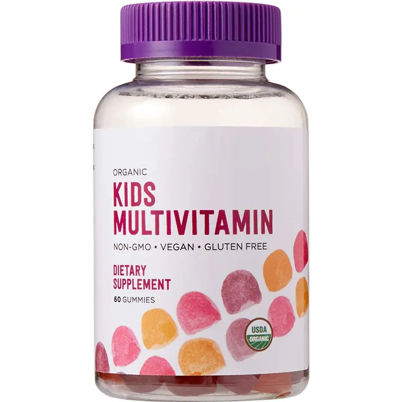 Anak-anak asli Multivitamin Gummies rasa beri alami menyediakan vitamin mineral esensial serta probiotik