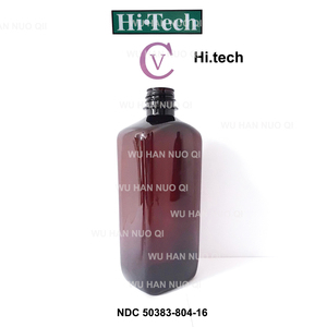 Wockhardt tris quagen akorn nostrum Pai qualitest Teva lỏng xi-rô chai 500ml 16oz Pet hổ phách với màu đỏ CRC mũ - Product Image 4