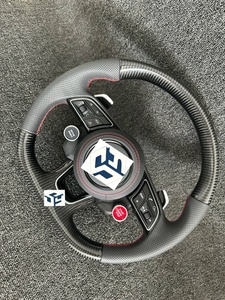 <span class=keywords><strong>Volant</strong></span> en fibre de carbone personnalisé avec palettes de changement de vitesse pour Audi A5 S5 Q5 A3 S3 A4 S4 A7 S7 <span class=keywords><strong>Sline</strong></span> Disponible pour tous les modèles de voitures - Product Image 6