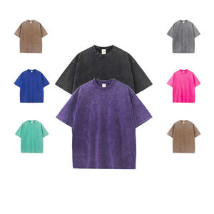 เสื้อยืดผู้ชายไซส์ใหญ่ ผ้าฝ้ายเรียบ แขนสั้น คอกลม สีพื้น สไตล์ลำลอง ผ้าถักเนื้อนุ่ม ซักแล้วไม่หด - Product Image 1