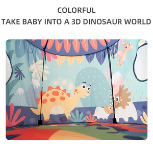 Vente en gros Tente de jeu dinosaure Jeux magiques Conception réaliste de Dino Tente de jeu pop-up pour enfants - Product Image 2