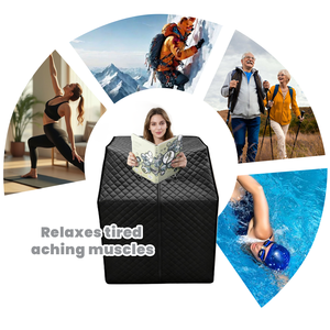 Tente de sauna vapeur semi-humide portable ZT pour hôtels avec panneau de commande informatique à vendre – Cabine de sauna chauffante portable pour spa à domicile - Product Image 3