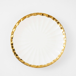 <span class=keywords><strong>2025</strong></span> nóng Bán thiết kế sản phẩm vàng Sứ porcelainware Bộ đồ ăn tiêu chuẩn cao đồ ăn - Product Image 1