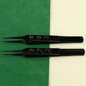 Ophthalmic Microsurgical Forceps Plastic Surgery Instruments Double Eyelid Platform Serrated Forceps Fine Forceps - Product Image 4