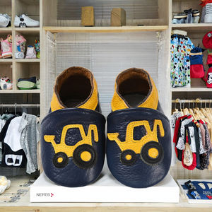 Chaussures à nœud papillon à franges en cuir de vachette souple pour bébés garçons et filles, premières chaussures de marche quatre saisons avec bande élastique - Product Image 2