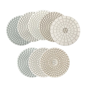 Lot de 8 <span class=keywords><strong>disques</strong></span> de polissage diamantés flexibles de 100 mm (4 po) pour pierre, granit, marbre, <span class=keywords><strong>disques</strong></span> de ponçage à liant résineux, <span class=keywords><strong>disques</strong></span> de meulage humide, <span class=keywords><strong>disques</strong></span> de polissage - Product Image 1