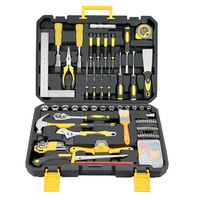 Ensemble d'outils en acier au carbone CiHOO de 108 pièces, kit de réparation universel pour la maison et la voiture, fabriqué en Chine