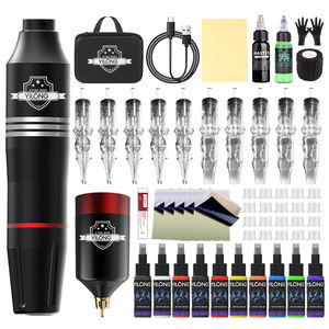 Nouveau <span class=keywords><strong>Kit</strong></span> Complet de <span class=keywords><strong>Tatouage</strong></span> Professionnel <span class=keywords><strong>Pas</strong></span> <span class=keywords><strong>Cher</strong></span> avec Machine à Tatouer Intégrale - Product Image 1