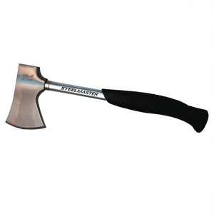 Hache Steelmaster 20 cm avec manche noir pour couper du bois - Product Image 2