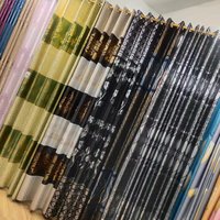 Tissu de rideau occultant de luxe bronzant en gros