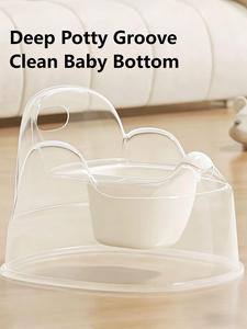 Chaise de toilette pour tout-petit de style canapé antidérapante, siège d'apprentissage de la propreté sécurisé anti-basculement pour bébé fille et bébé garçon - Product Image 5