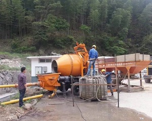 Inşaat işleri için beton pompası ile iyi fiyat taşınabilir beton mikseri - Product Image 5