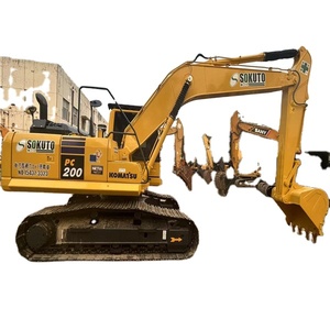 Komatsu รถขุดดิน PC200-8แบบใช้แล้วรถขุดตีนตะขาบปั๊มกระปุกเกียร์ - Product Image 1
